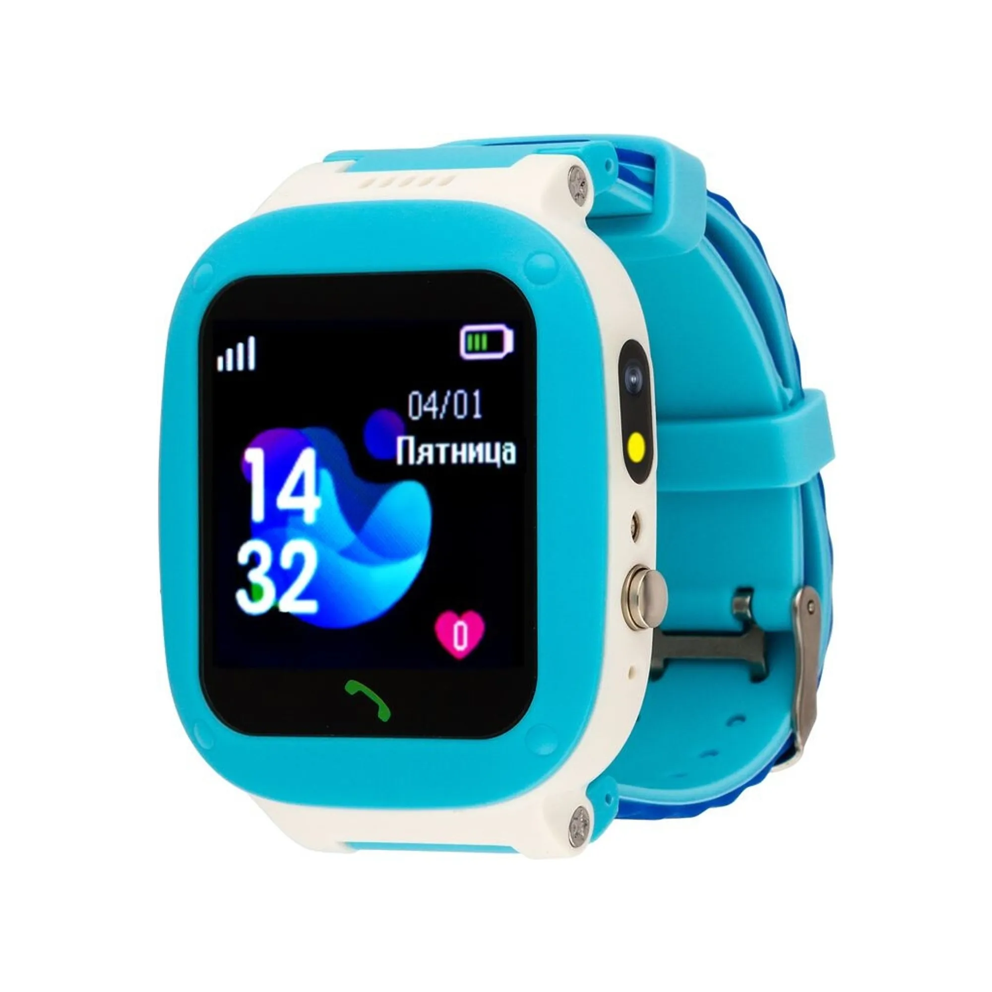 Смарт-часы детские AmiGo GO004 Splashproof Camera/LED Blue