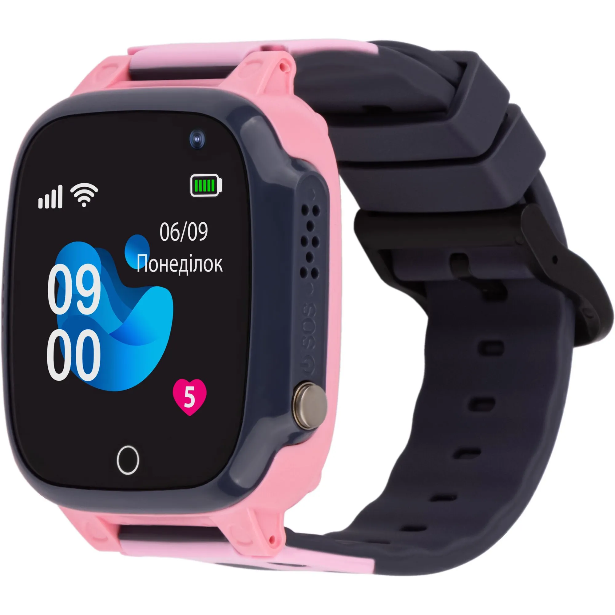 Смарт-часы детские AmiGo GO008 MILKY GPS WIFI Pink