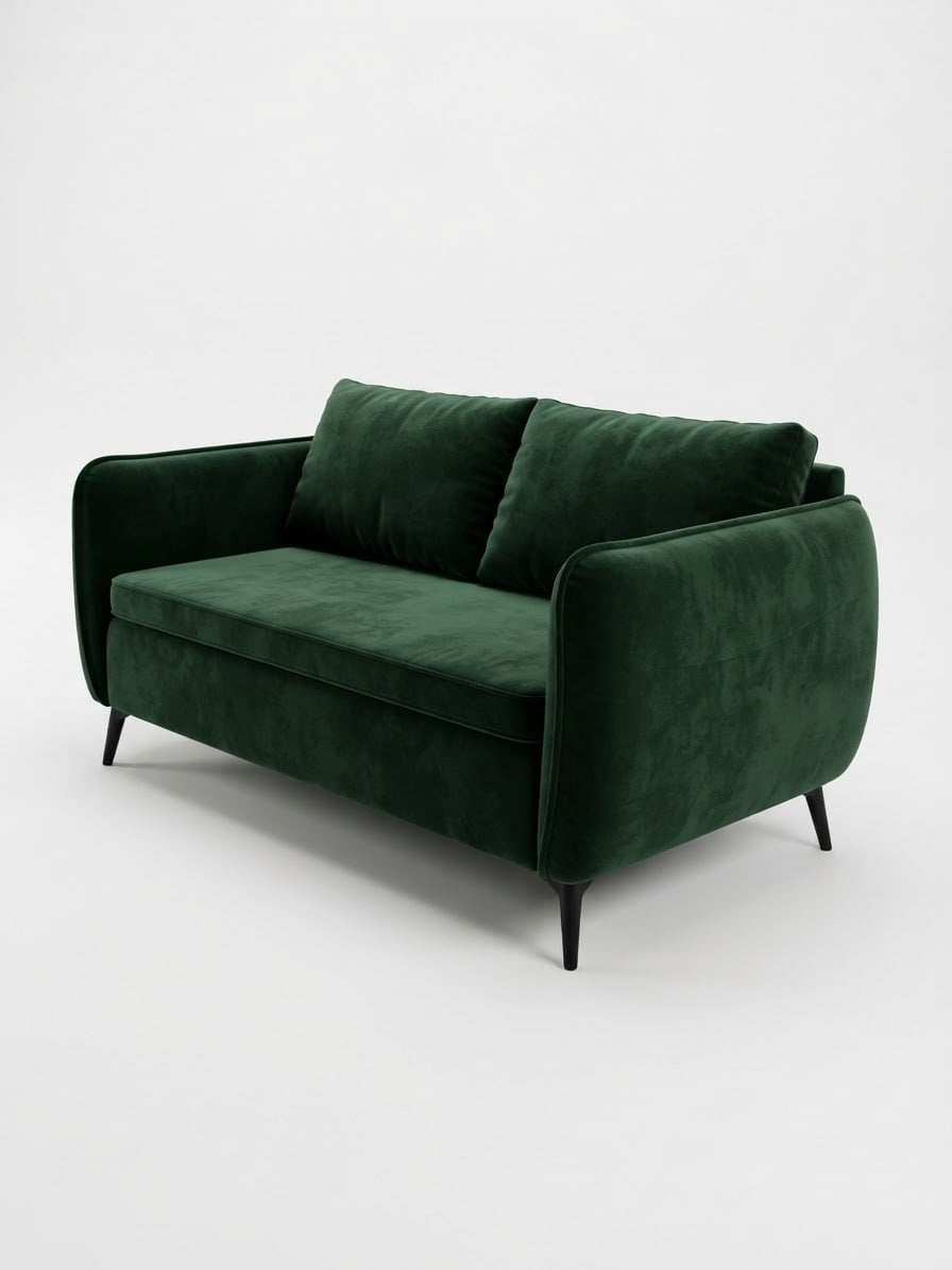 Диван Комфорт с подушками Bari Mebli 120×87×70 см Зеленый (55564)