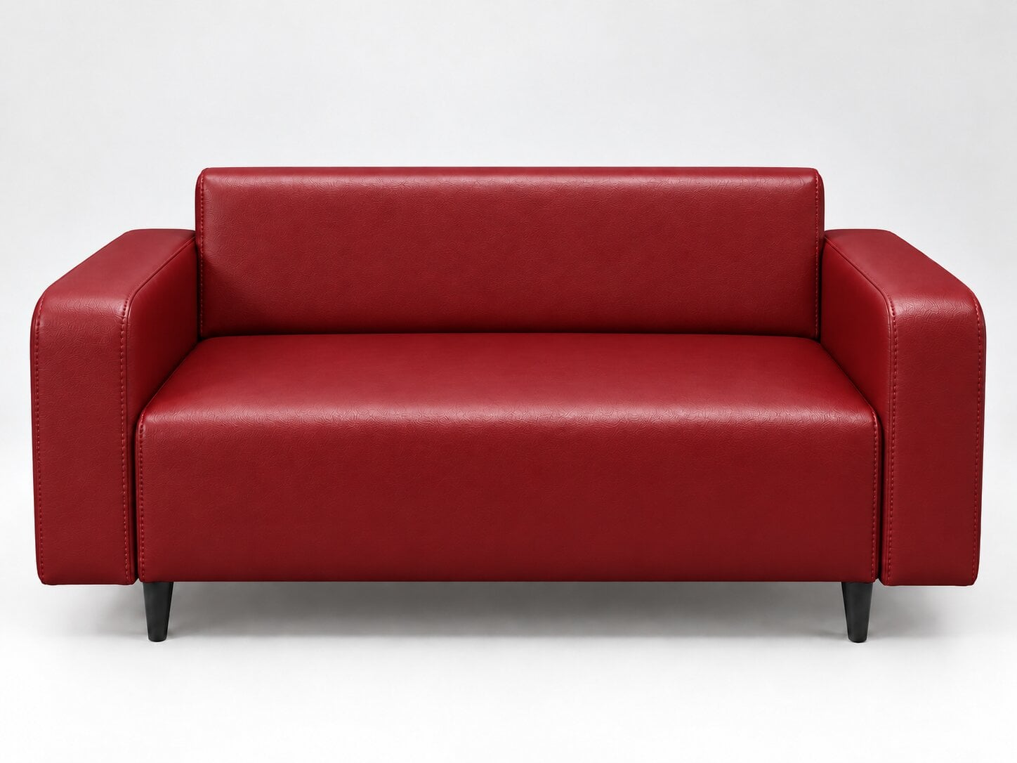 Диван офисный Tobi Sho Арне с подлокотниками 1580х700х740 мм кожзам Red (2210) Диван офисный Tobi Sho Арне с подлокотниками 1580х700х740 мм кожзам Red (2210)