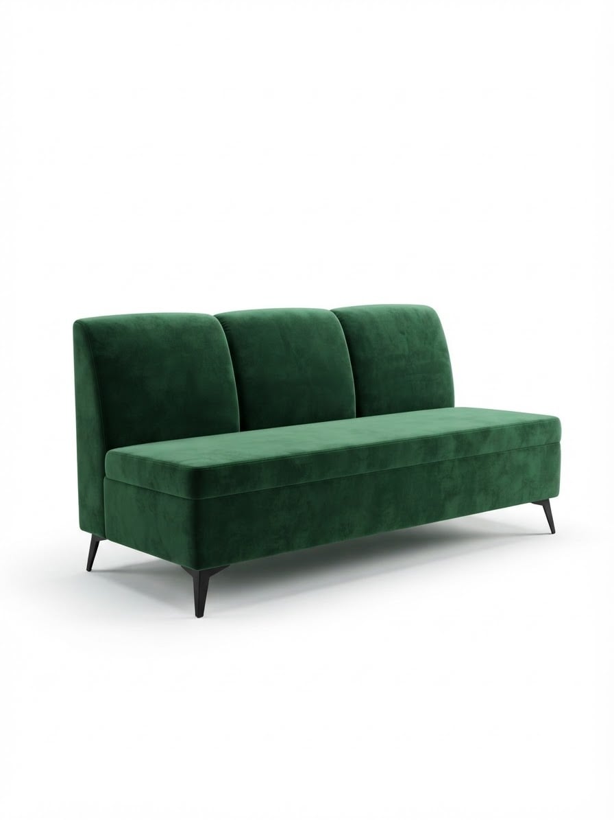 Диван Тріо Bari Mebli 120×90×70 см Зелений (55565)
