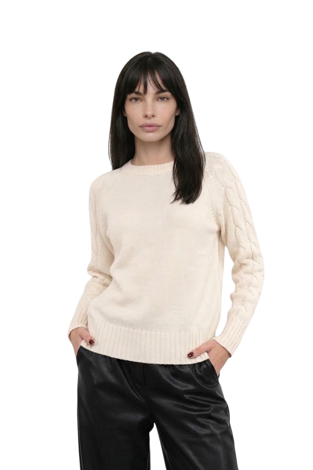 Джемпер зимний женский Yuki ЦБ-00298881 р. 50 Молочный (SKT001324884) Джемпер зимний женский Yuki ЦБ-00298881 р. 50 Молочный (SKT001324884)
