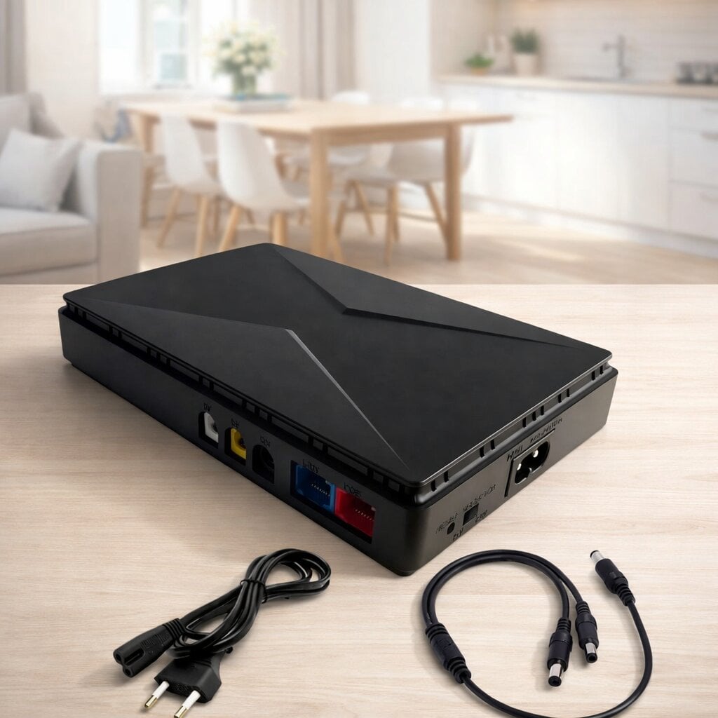 Джерело безперебійного живлення Mini UPS 12V 8800 мА/год для роутера та модема