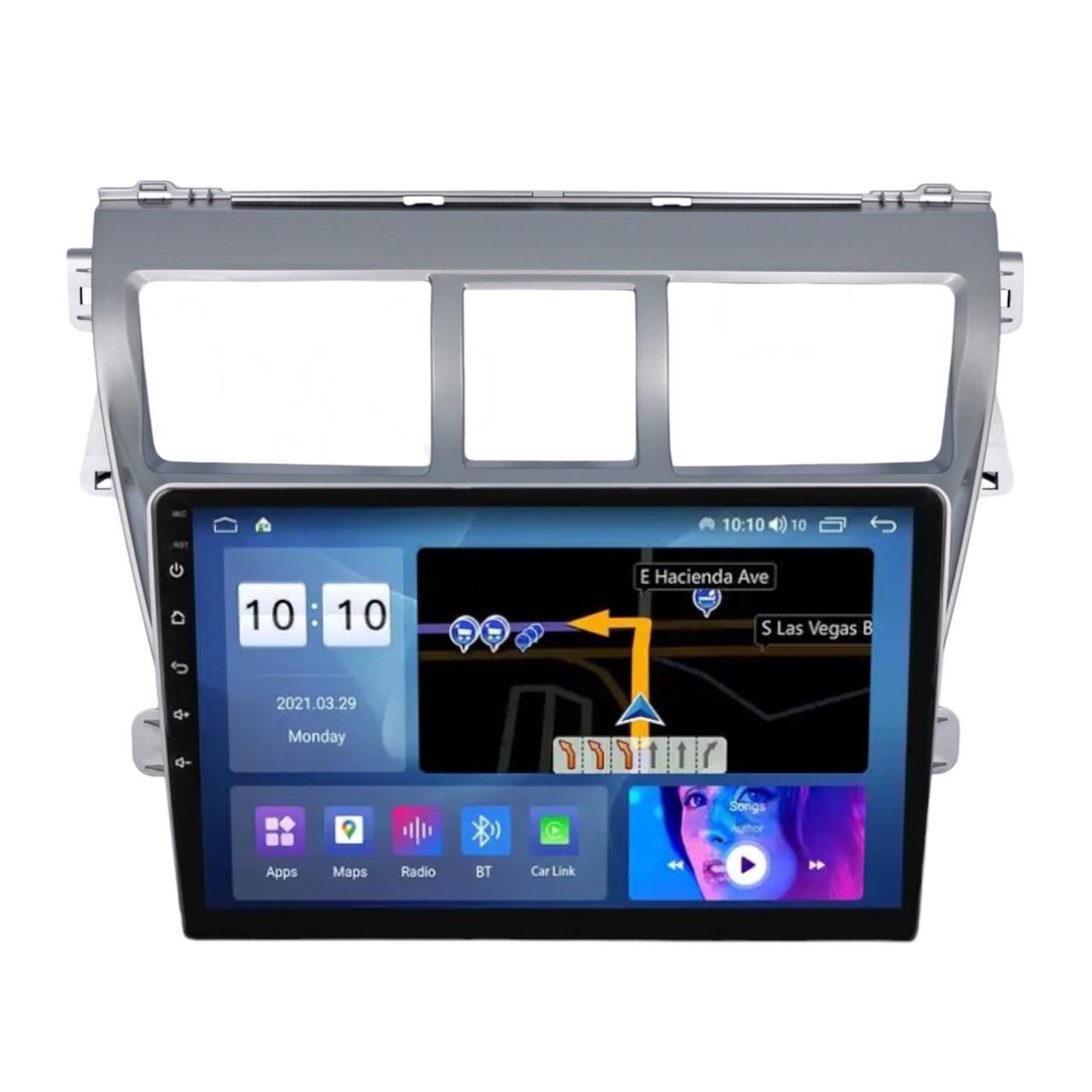 Магнітола штатна Mekede M300S для Toyota Vios/Yaris 2008-2012 Belta 2005-2008 F2 9" (2226403596)