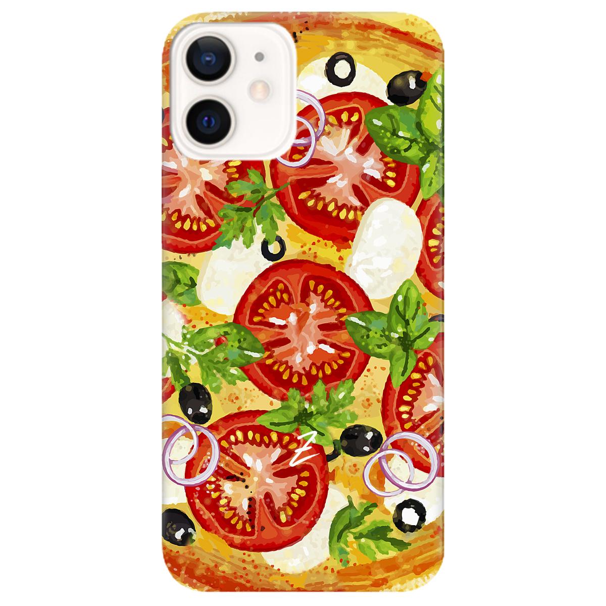 Силіконовий чохол Zorrov для Apple iPhone 12 Mini - Pizza (14050040174088414)