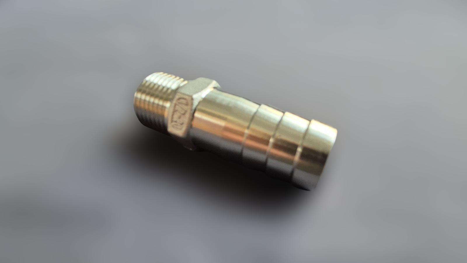 Штуцер шланговый резьбовой DN15 AISI304 BSPP Class-150 н/ж сталь под шланг 20 мм 1/2" (29203324) - фото 4 Штуцер шланговый резьбовой DN15 AISI304 BSPP Class-150 н/ж сталь под шланг 20 мм 1/2" (29203324) - фото 4