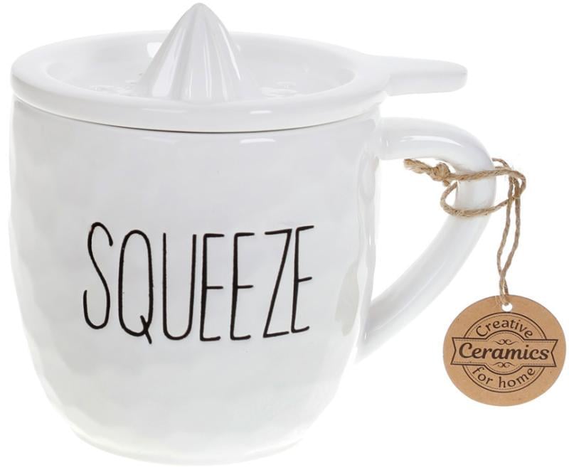 Чашка керамічна Squeeze із соковижималкою 500 мл