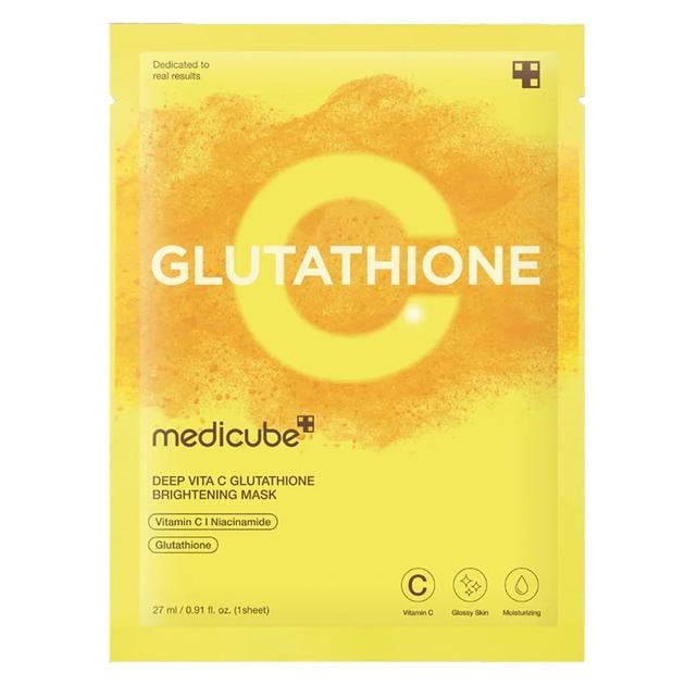 Маска тканинна з вітаміном С і глутатіоном Medicube Deep Vita C Glutathione Brightening Mask 27 мл (33777647)