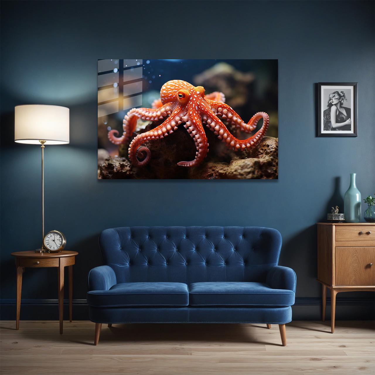 Картина на стекле NovellaPrint Оранжевый танец 90х60 см (405.3)