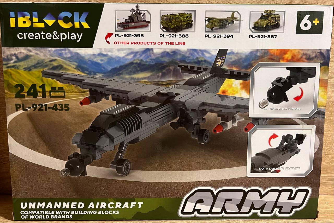 Конструктор IBLOCK Беспилотник БПЛА 241 деталь ( PL-921-435) - фото 2 Конструктор IBLOCK Беспилотник БПЛА 241 деталь ( PL-921-435) - фото 2