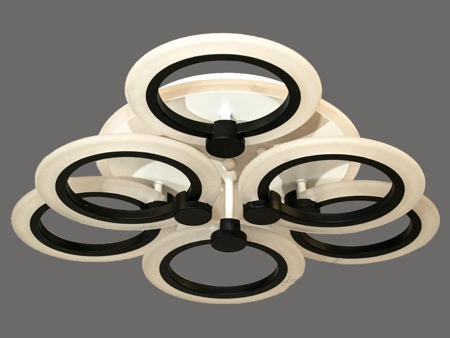 Люстра потолочная Octav с диммером и LED подсветкой 85 Вт (A8022/3+3BK LED) Люстра потолочная Octav с диммером и LED подсветкой 85 Вт (A8022/3+3BK LED)