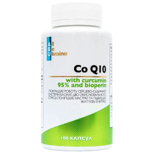 Коэнзим All Be Ukraine Coq10 с curcumin 95% и bioperine 100 капс. (22094340)
