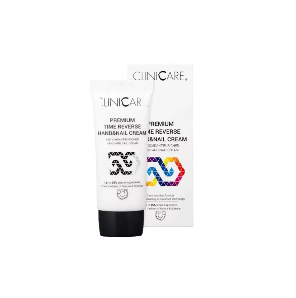 Крем для рук і нігтів преміальний ClinicCare Premium Time Reverse Hand & Nail Cream 50 мл