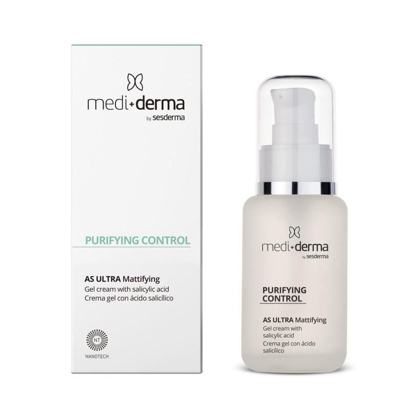 Гель-крем себорегулирующий для лица SesDerma Medi+Derma Facial Gel Cream Sebum Regulator 50 мл (1850474342)