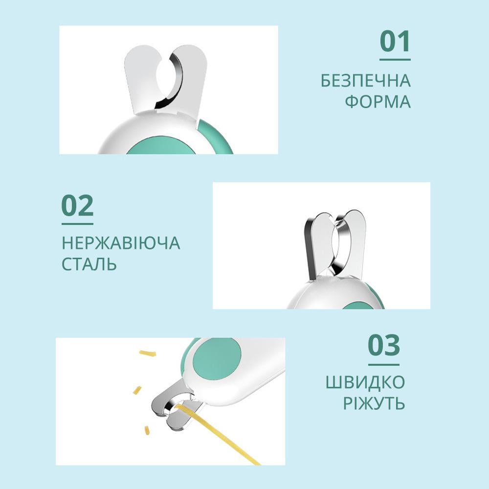 Ножиці-кусачки Dog & Cat Claw Cutter Блакитний (00810-02) - фото 2