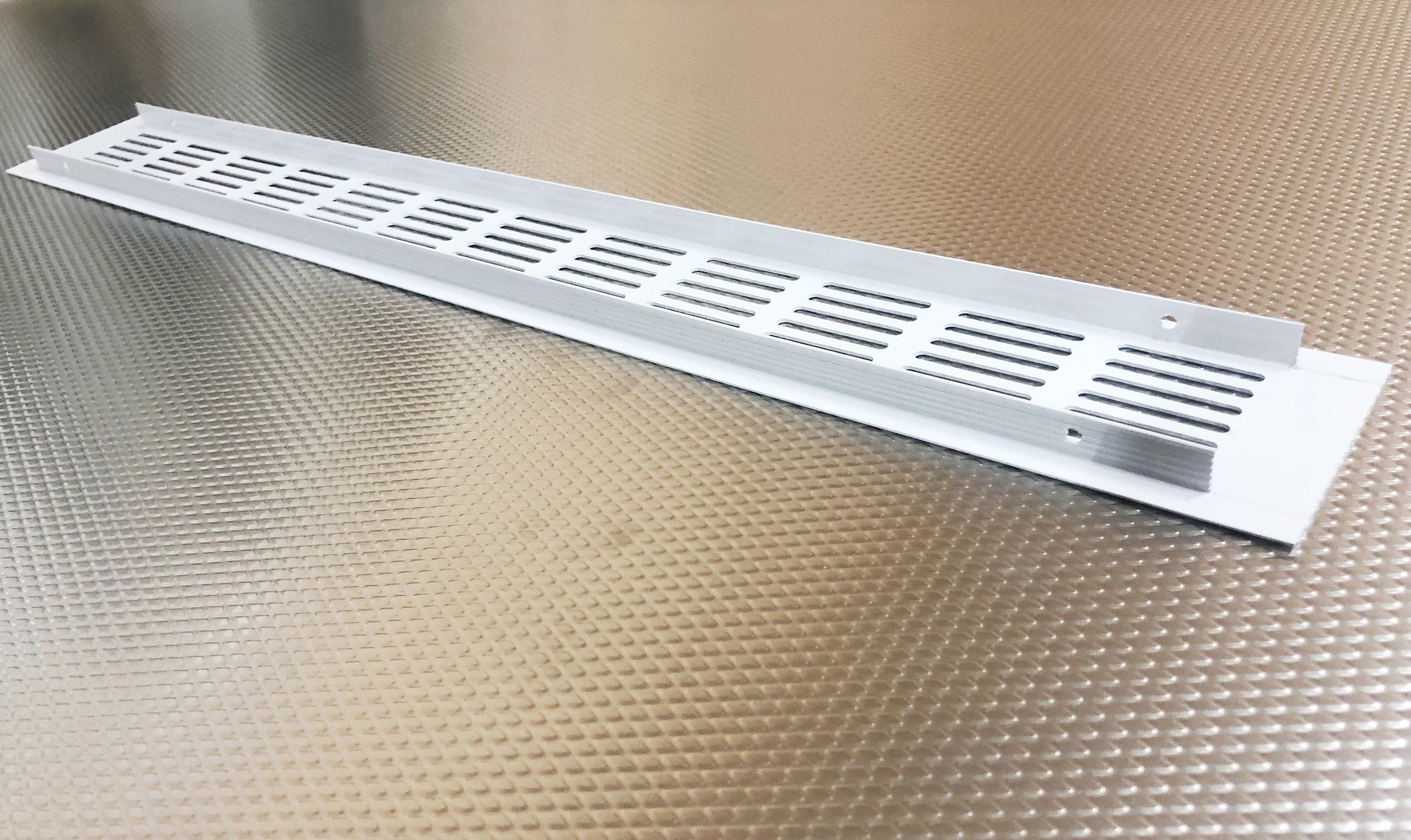 Вентиляционная решетка LS алюминий 600х60 мм Белый (14193015) - фото 2 Вентиляционная решетка LS алюминий 600х60 мм Белый (14193015) - фото 2