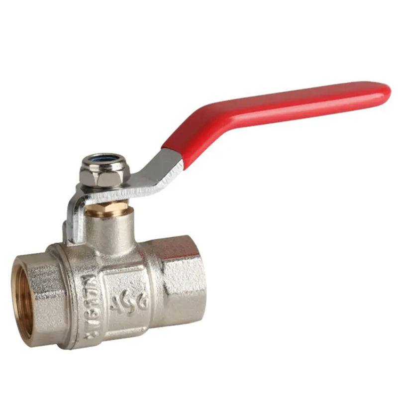 Кран шаровой ASG 1 1/2" ВВ прямой латунь (6552942)