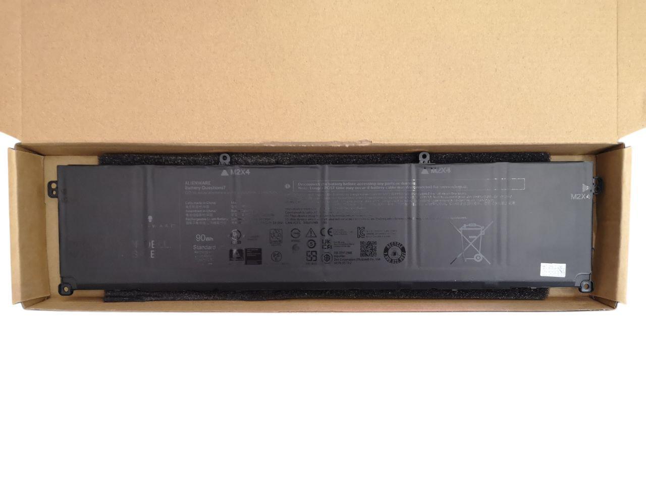 Акумулятор для Dell Alienware X16 R1/R2 Series HP26N/M02R0/MO2R0 7698 mAh 90Wh (000012507)