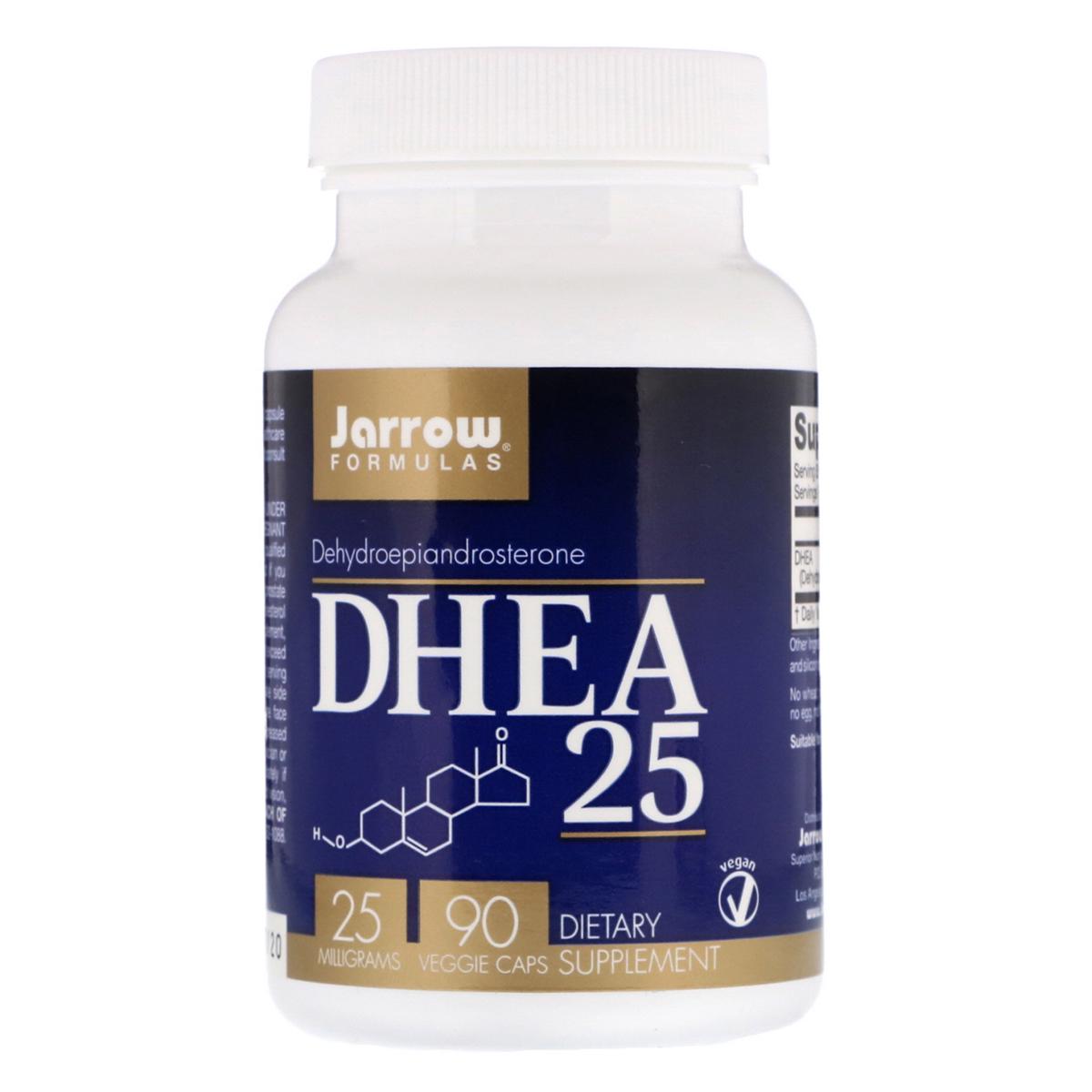 Дегидроэпиандростерон Jarrow Formulas DHEA 25 мг 90 гелевых капсул (JRW15016)