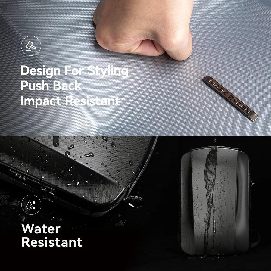 Рюкзак для подорожей Mark Ryden MR8918 з кодовим замком Чорний (2406) - фото 8