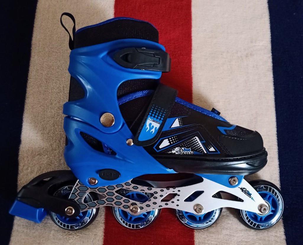 Ролики дитячі Best Roller 73906 р. 38-42 з підсвіткою переднє колесо Синій (roll711br) - фото 6 Ролики дитячі Best Roller 73906 р. 38-42 з підсвіткою переднє колесо Синій (roll711br) - фото 6