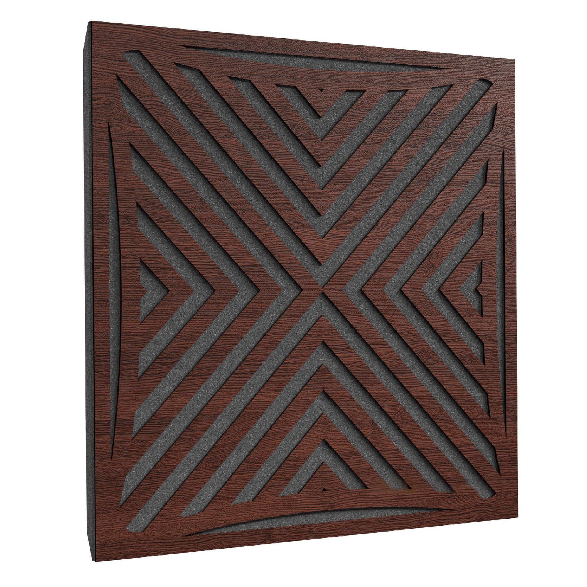 Акустична панель Ecosound Urban Wenge 50х50 см 33 мм Коричневий (1258)