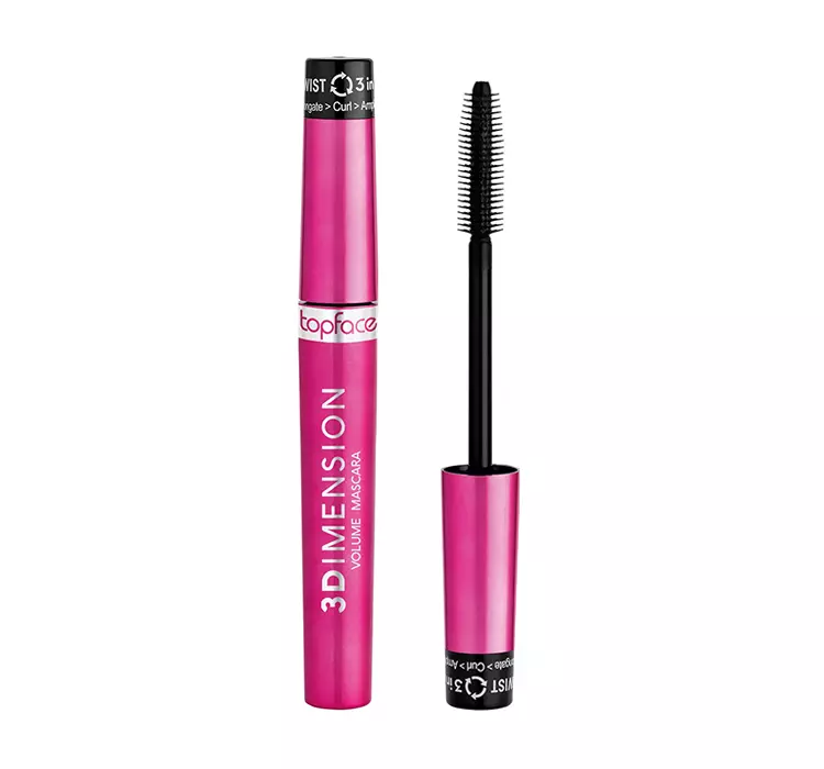 Туш для вій Topface 3Dimension Volume Mascara 8 мл Чорний (13350080) - фото 4