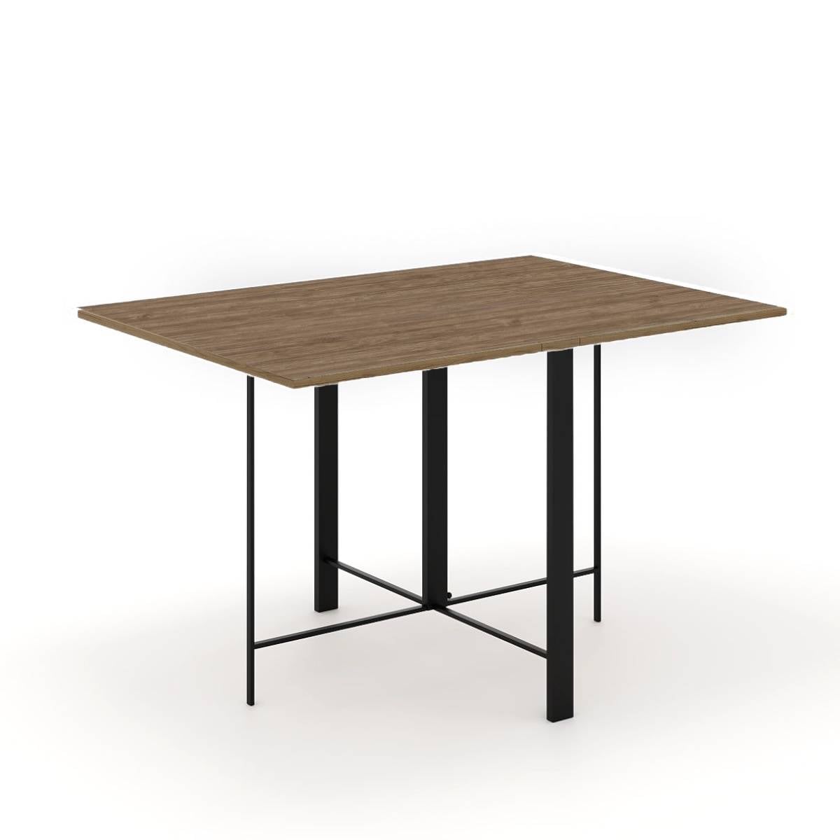 Стол-трансформер ART IN HEAD Voody 138x76x90 см Орех селект/Черный (TB26240000030)