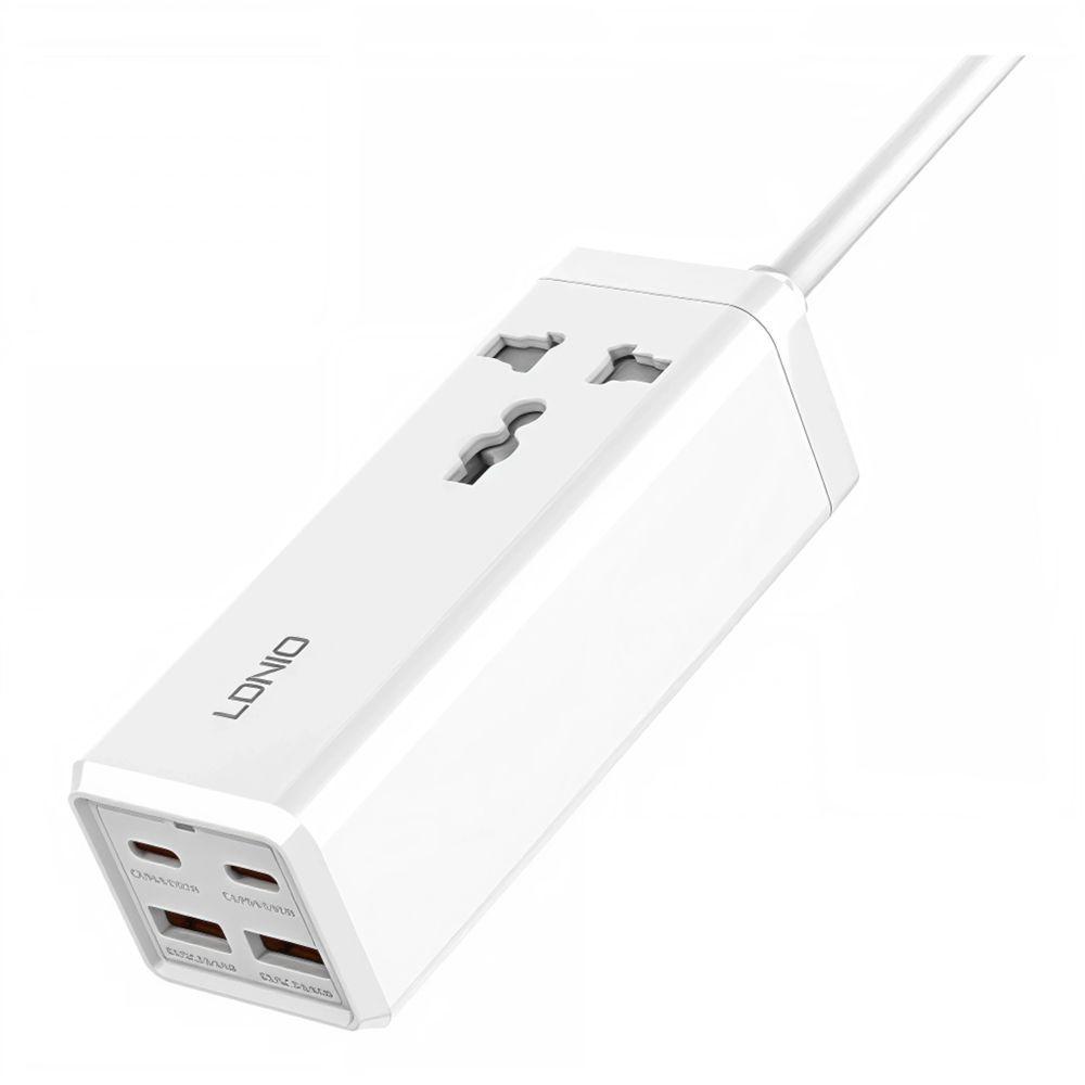 Зарядное устройство LDNIO SC1418 Power Strip PD/QC 65W Белый (2671238552)
