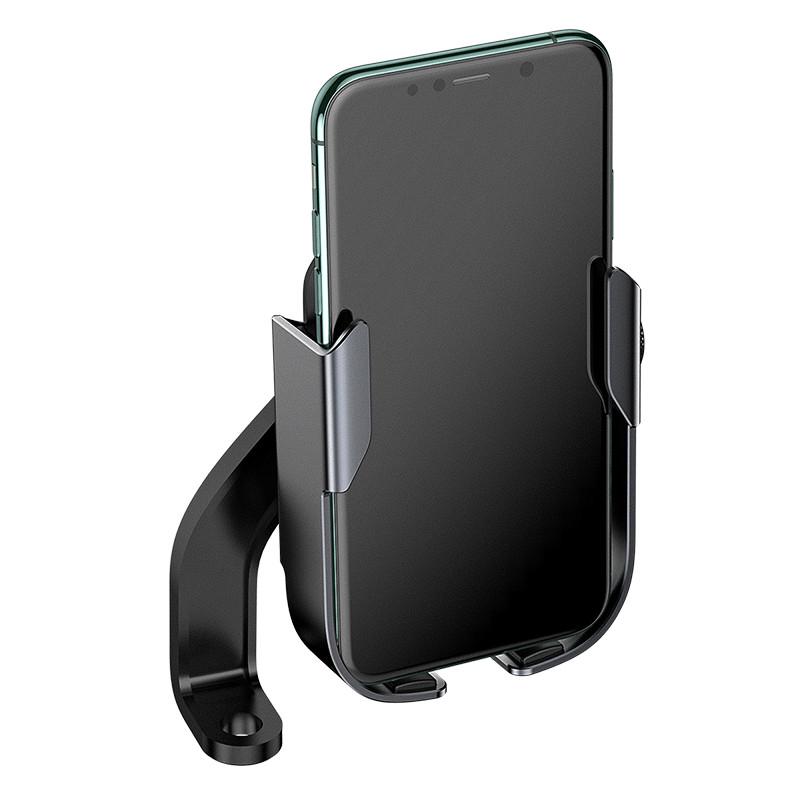 Держатель вело-мото BASEUS Armor Motorcycle holder 20мм черный - фото 3