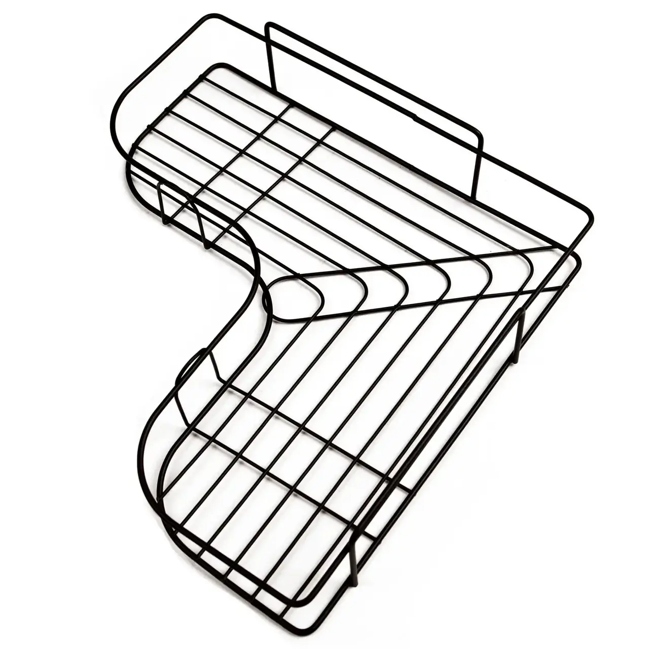 Полиця кутова металева для ванної/кухні 36х26,7х8 см - фото 2 Полиця кутова металева для ванної/кухні 36х26,7х8 см - фото 2