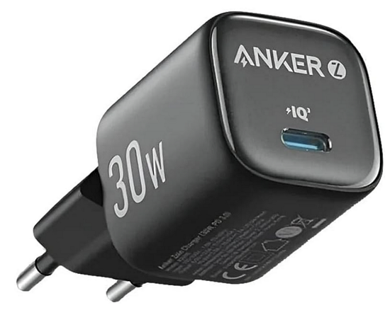 Зарядний пристрій Anker Zolo 30W Compact USB C GaN Charger