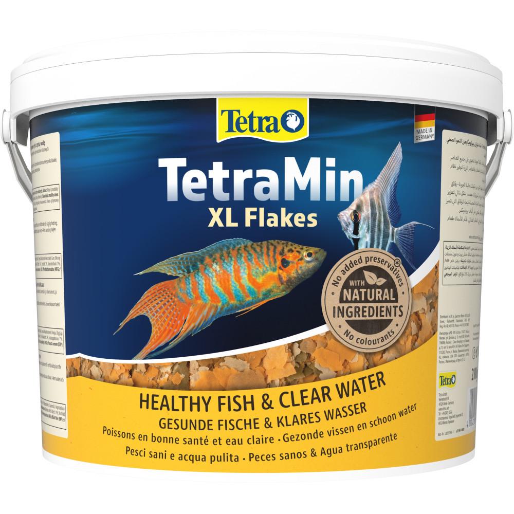Корм сухой Tetra Min XL Flakes для аквариумных рыбок в хлопьях 10 л 2,1 кг