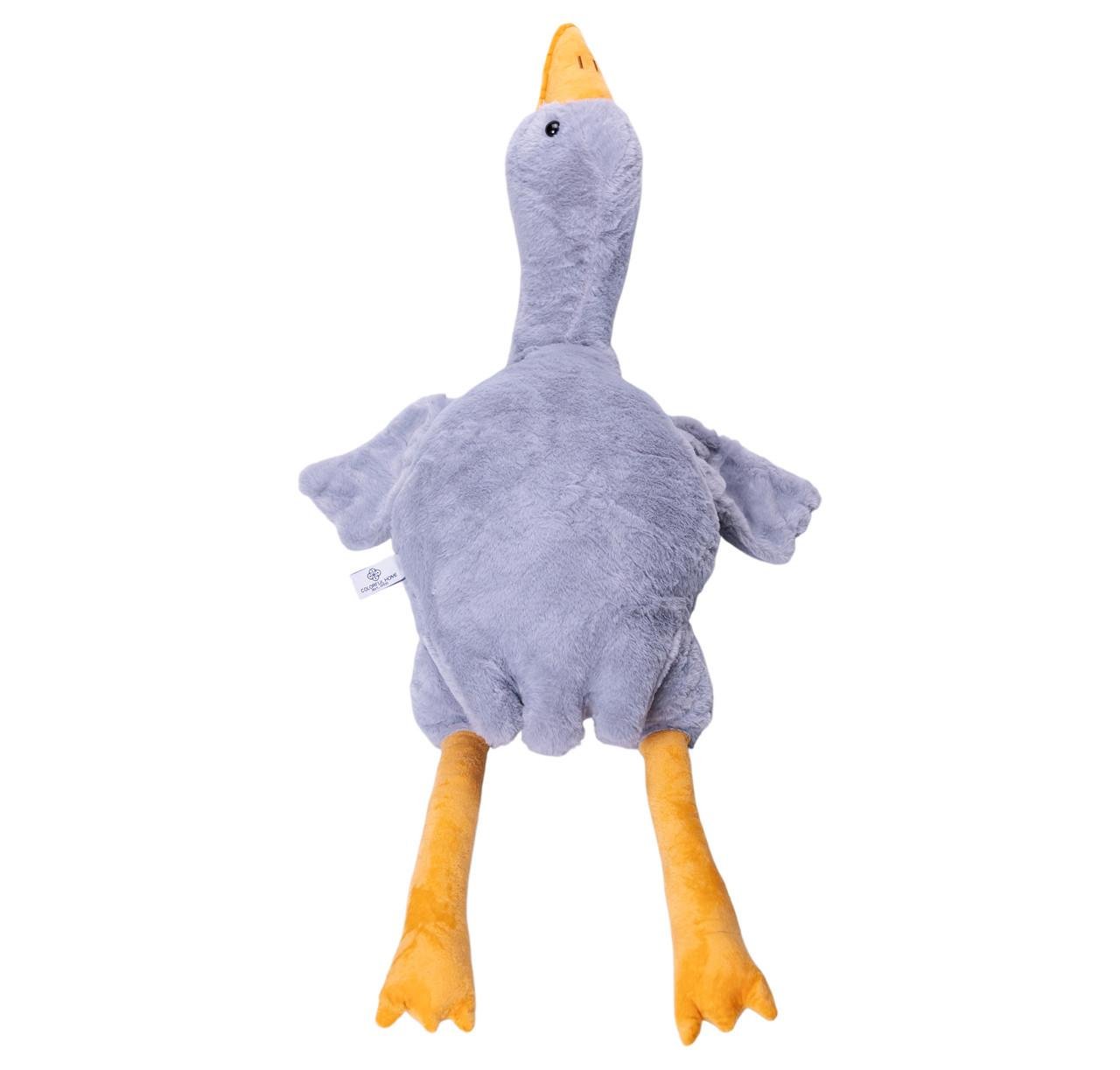 Мягкая игрушка-подушка с пледом Гусь-обнимусь Colorful Home 89 см Серый (520-1G) - фото 3