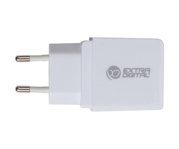 Устройство зарядное ExtraDigital 220V 5V 2A White Устройство зарядное ExtraDigital 220V 5V 2A White
