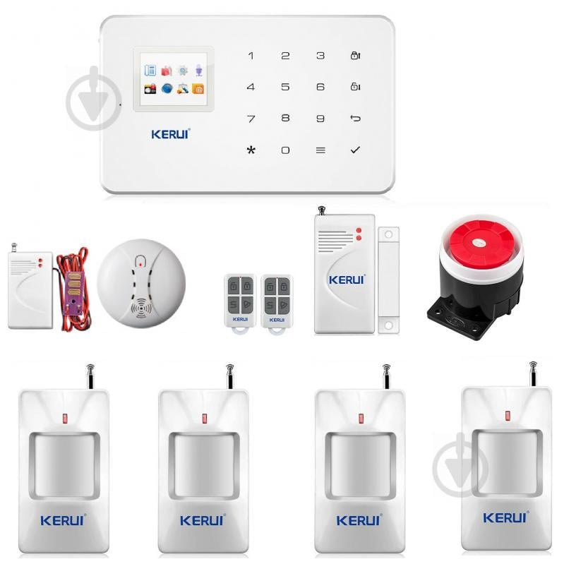 GSM сигнализация Kerui G18 для 4-х комнатной квартиры (GDTYDFKKD78DJJF)