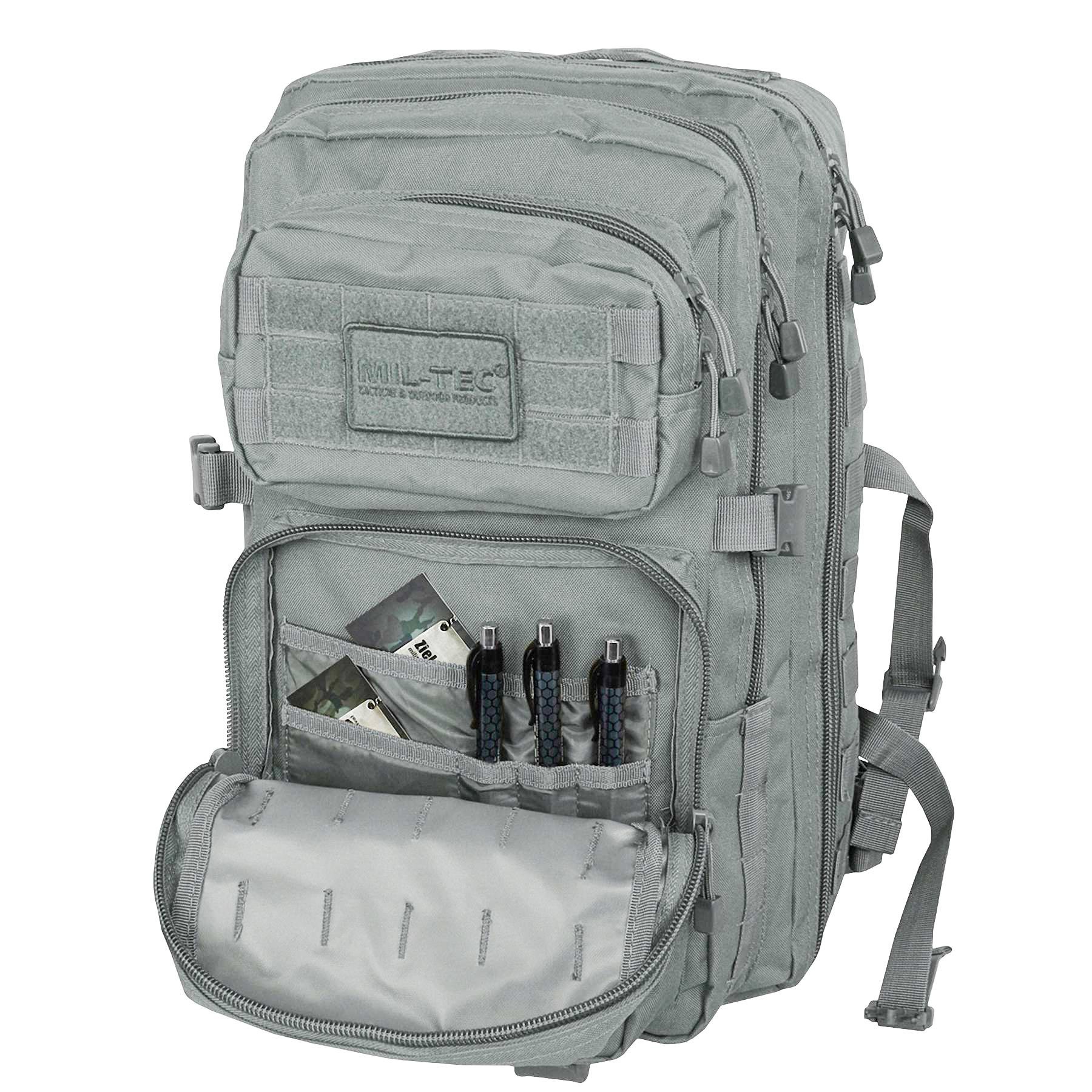 Рюкзак штурмовий Mil-Tec US Assault Large 36 л Foliage Grey - фото 10 Рюкзак штурмовий Mil-Tec US Assault Large 36 л Foliage Grey - фото 10