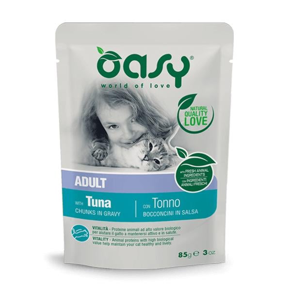 Корм для кошек влажный OASY CAT тунец 85 г (000025576)