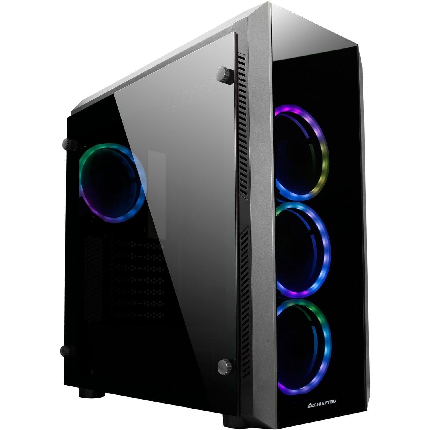 Корпус для компьютера Chieftec SCORPION II Midi-Tower ATX PSU Black (GL-02B-OP)