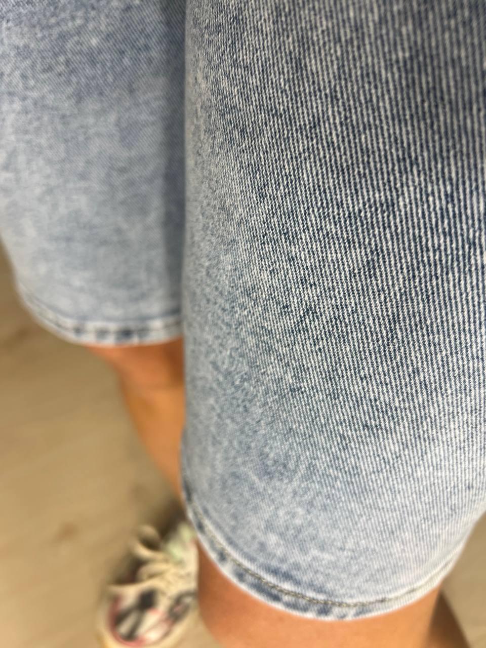 Шорты женские джинсовые Liana 4-015 бермуды высокая посадка большие размеры стрейч р. 30 Голубой (4037) - фото 10 Шорты женские джинсовые Liana 4-015 бермуды высокая посадка большие размеры стрейч р. 30 Голубой (4037) - фото 10