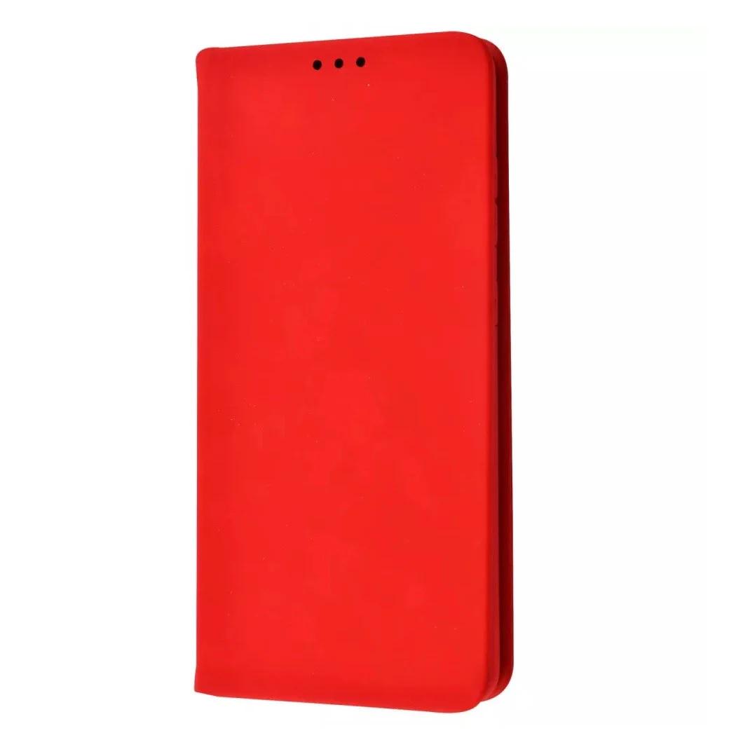 Кожаный чехол книжка Wave Flip для Samsung Galaxy A32 (2021) A325 Red