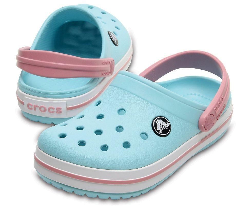 Сабо дитячі для дівчинки Crocs Crocband Kids р. 28/29 Ice Blue/White (6521) Сабо дитячі для дівчинки Crocs Crocband Kids р. 28/29 Ice Blue/White (6521)