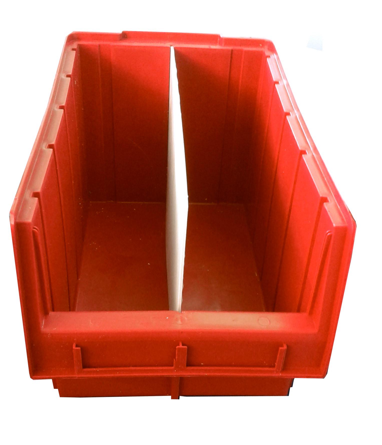 Метизний ящик пластиковий для зберігання інструменту 350х210х200 мм Красный - фото 2
