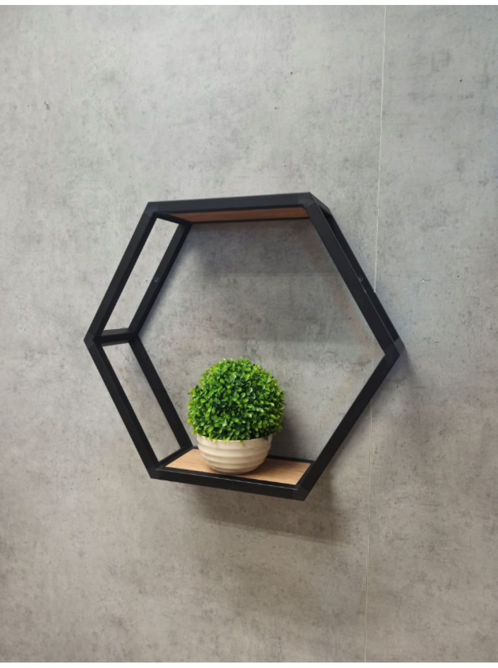 Полка шестигранная MSM в стиле Loft 30x30 см (OF175)