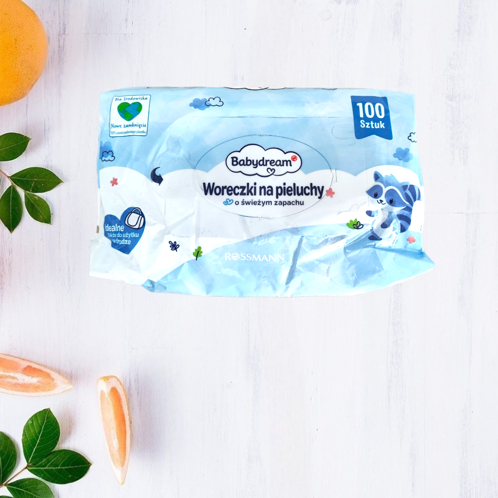 Ароматизовані пакети для використаних підгузників Babydream 100 шт.