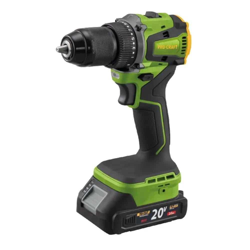 Шурупокрут акумуляторний ProCraft PA-20 LI з 1 акб та з/п