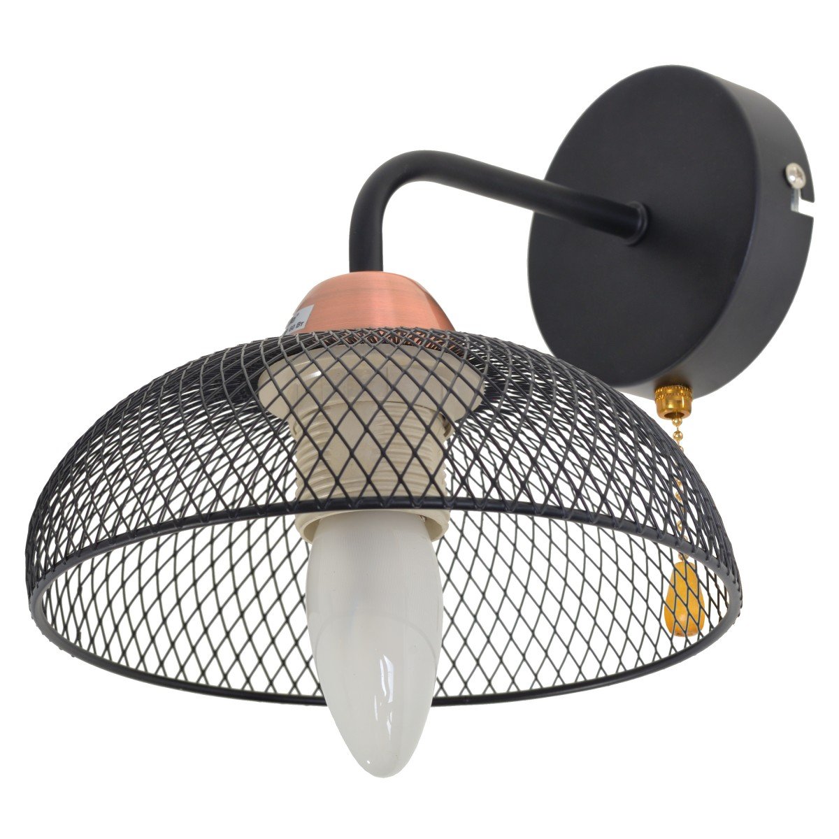 Бра Brille BL-592W/1 E27 BK/Cop (29-146)