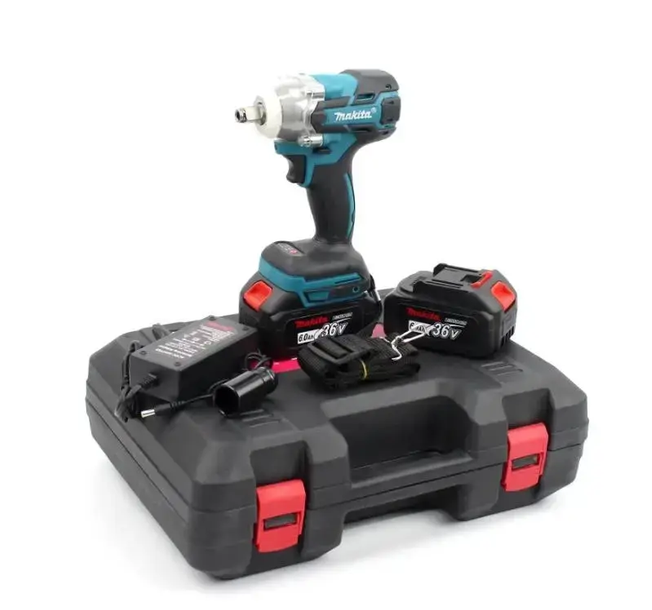Гайковерт аккумуляторный ударный Makita 36 В 280 Нм 2×6 А/час/3 скорости/LED-подсветка/кейс (38036) Гайковерт аккумуляторный ударный Makita 36 В 280 Нм 2×6 А/час/3 скорости/LED-подсветка/кейс (38036)