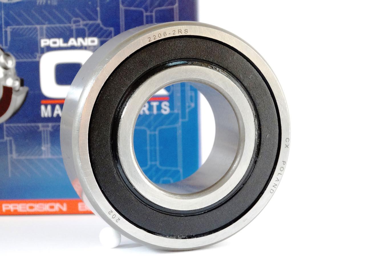 Подшипник шариковый CX 2206 2RS двухрядный закрытый (p499)