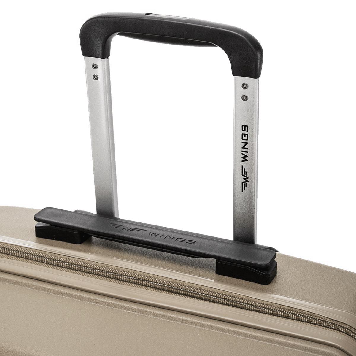 Чемодан полипропиленовый Wings PHX01 средний Шампань (Wp00546) - фото 3